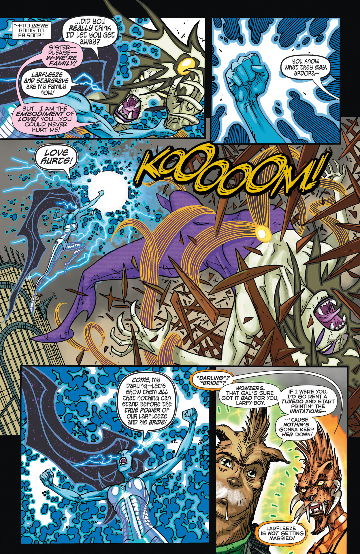 Larfleeze encounters one of the few things in all of existence that for all of his