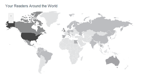 We’ve been read in every continent! Woo! (except Antarctica.. if you know someone in Antarctic