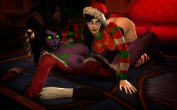 zombinansfw: Feasts of winter veil! Full size Ps: Animation on Christmas! :3 
