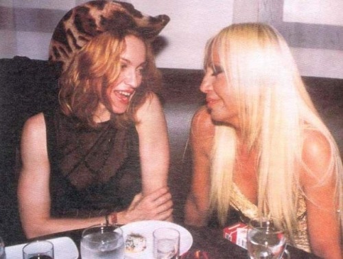 the-retro-hoe:Madonna and Donatella Versace in the 90s