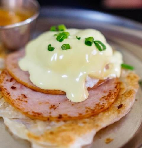 Eggs Benedict Wrap