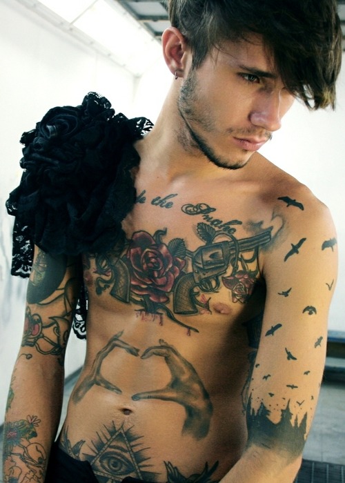 pinkyswearclub:  Tattoos,beard and piercings, in this type of situation- my BIGGEST