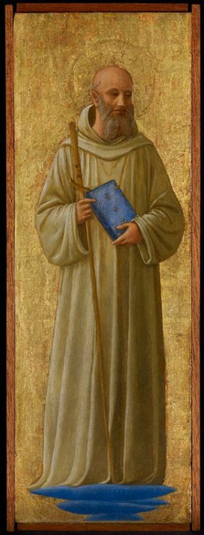 Saint Romuald, Fra Angelico, c. 1440, Minneapolis Institute of Art: PaintingsFrom the high altar of 