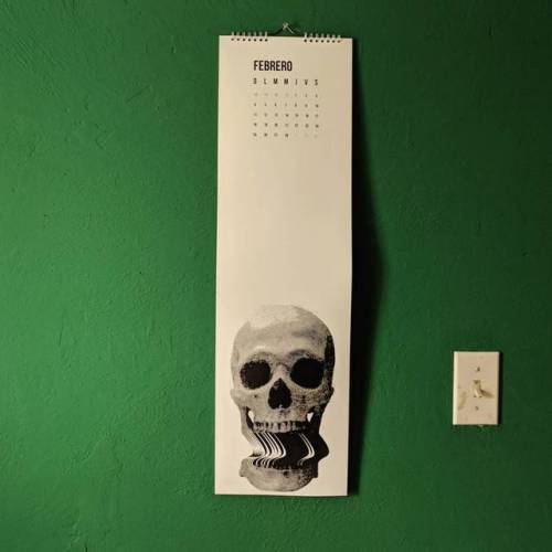 When you get a surprise package and it&rsquo;s a Oaxacan skull calendar, it goes straight on the