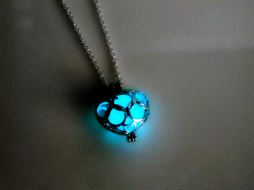 wickedclothes:Glow In The Dark Heart NecklaceIt’s the little things in life that make your hea