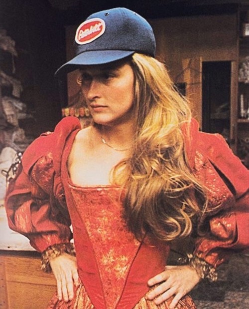 unsubconscious:Meryl Streep, rehearsing for “The Taming of the Shrew”, 1978