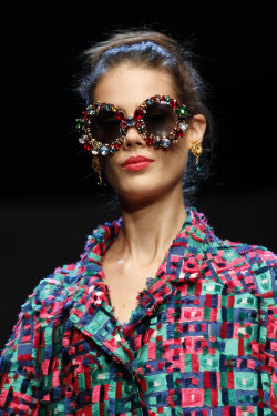 modelsandfashiondiary:Sunglasses at Dolce