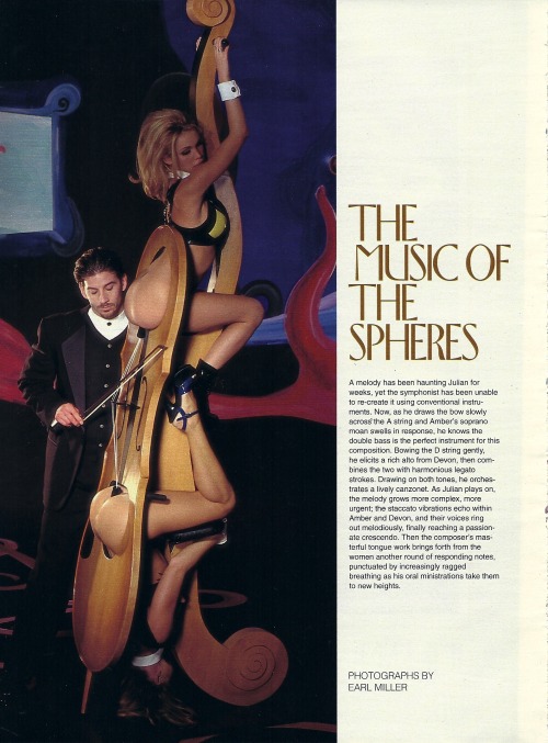 fyjulianrios:  “A melody has been haunting Julian for weeks, yet the symphonist has been unable to re-create it using conventional instruments. Now, as he draws the bow slowly across the A string and Amber’s soprano moan swells in response, he