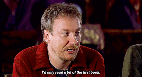 romulusnuffles:  Gary: “Keep reading ‘till you got the pictures!”David Thewlis and Gary Oldman on interview from “Harry Potter and The Prisoner of Azkaban (2004)” DVD &amp; Blu-ray Special Featuresbonus: