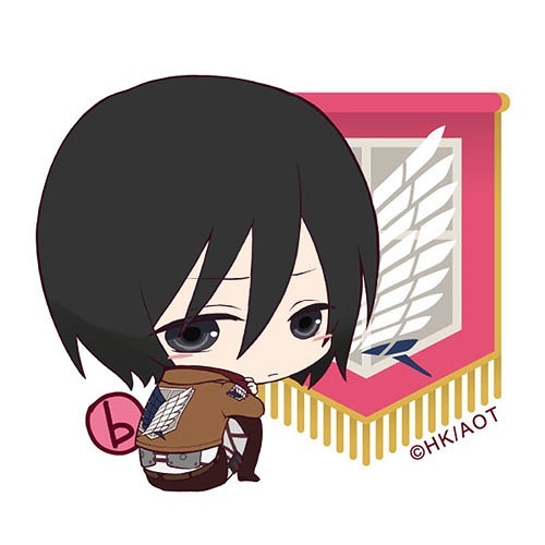 New Bocce-kun charms of our favorite SnK characters!All will be released June 2015!