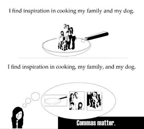 rlbirl:  saramcclarinet:  thewrittenmagic:  beben-eleben:  Punctuation Matters by The Visual Communication Guy  I’ll never understand writers who don’t care about punctuation. It adds control,  clarity, meaning, and variety.   My English major ass