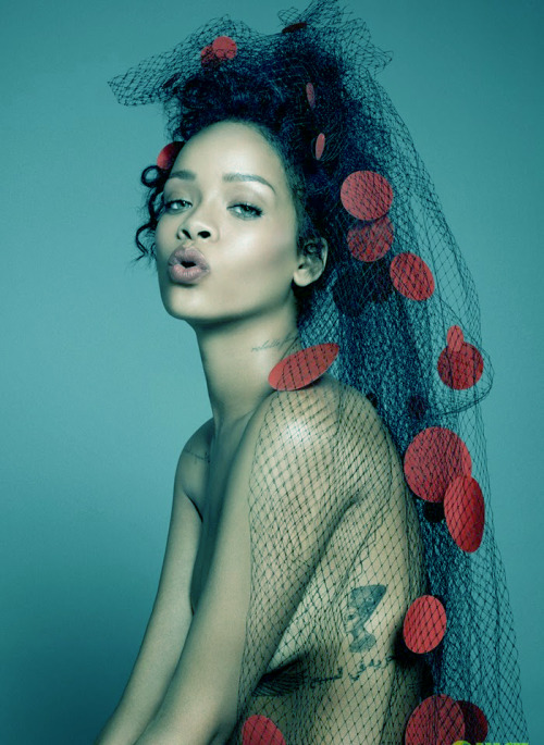 Rihanna by Paola Kudacki for Elle US 2014. "F**k Bitches, Get Money.“ Rihanna as you&rsqu