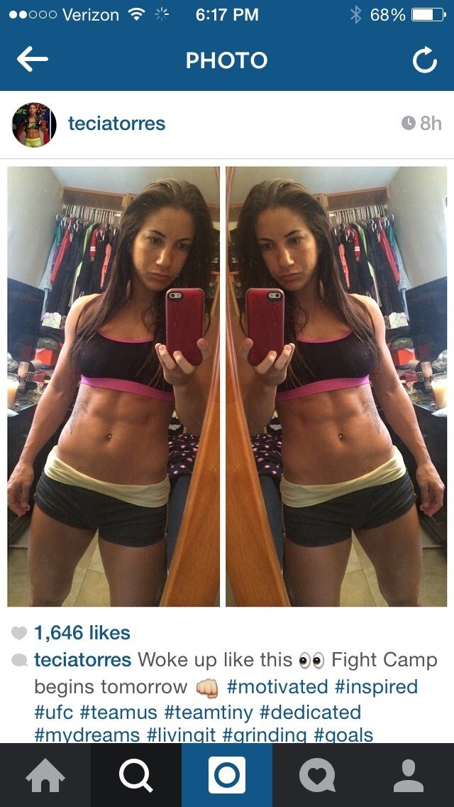 sexiestinstagirls:  My favorite female UFC fighter.{Hot Fit Girls|The Sexiest Girls|Fitness
