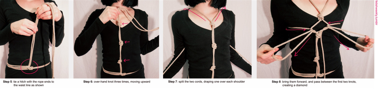 fetishweekly:  Shibari Tutorial: Half Turtle ♥ Always practice cautious kink! Have