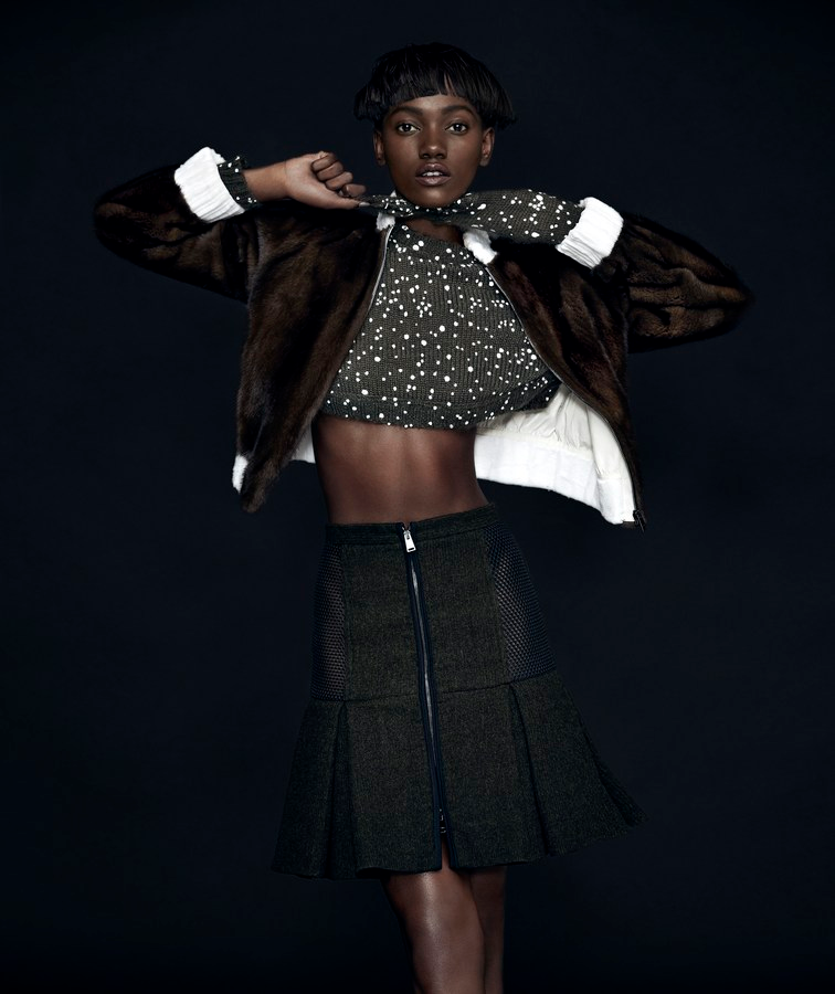 lamusenoire:  GLASS MAGAZINE – FALL 2014: HERIETH PAUL  Photography: Walter ChinStylist: Jarrod