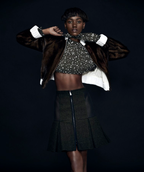 lamusenoire:GLASS MAGAZINE – FALL 2014: HERIETH PAUL  Photography: Walter ChinStylist: Jarrod LacksH