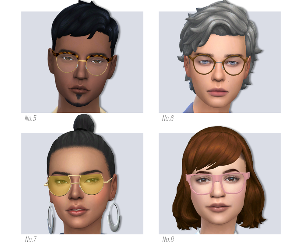 korroderer værdi Dempsey Maxis Match CC World — liliili-sims: Glasses Collection 2 Female , Male...