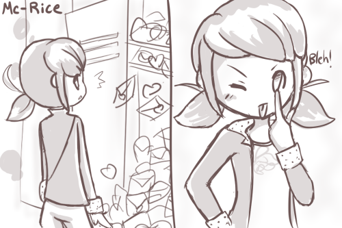mckryse:marinette definitely gets more valentines than adrien