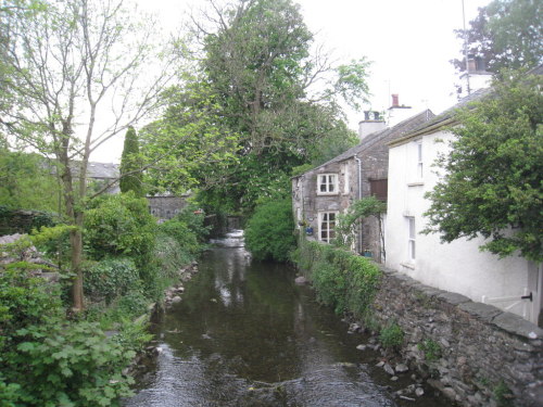 Cottages near the River Eea, Cartmel