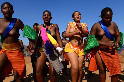   Reed dance in Swaziland, via Emanuele Stano.  