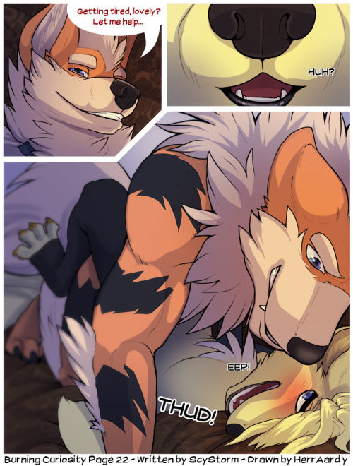 sf-yiffblog: Comic time! Burning Curiosity [3/3] Written by: ScyStorm  Drawn by: HerrAardyPart [1/3]