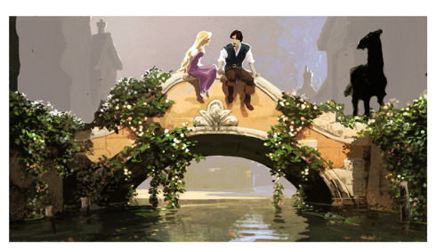 mydollyaviana:  Tangled art by Kevin Nelson 