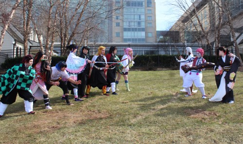 I had a great time with this group at #katsucon2020 (even though it was freezing ❄)⁣Hope we can hang