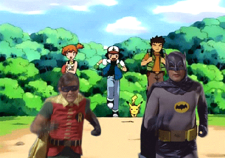Batman and Robin running from things... - Nerd Gasms for all