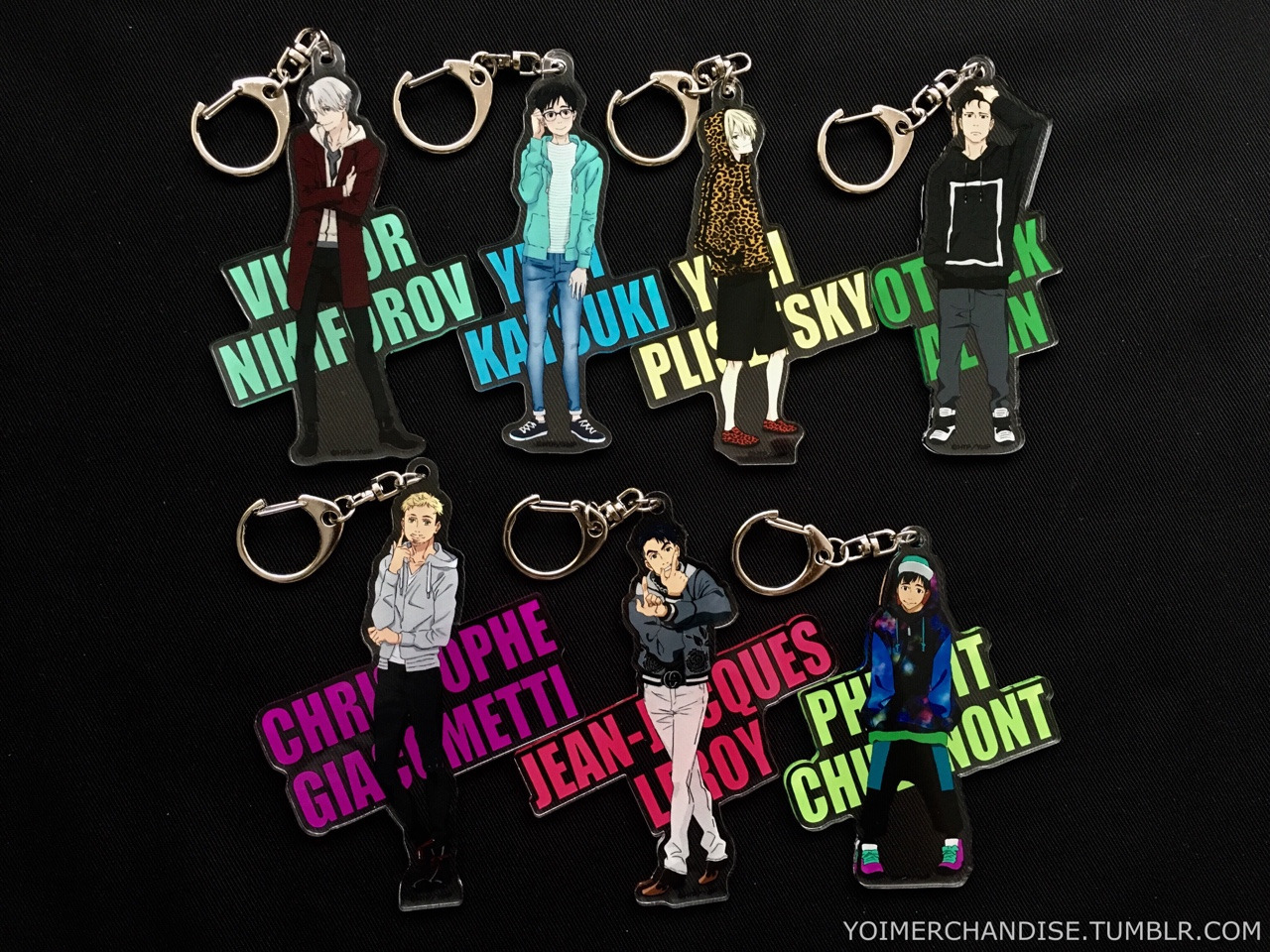 yoimerchandise: YOI x Avex Pictures Acrylic Keyholders (Comiket 91 &amp; Vol.