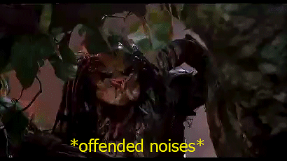 (Y/N): -talking Mess About Yautja Friend With Another Friend-Yautja: -makes Offended Noises-(Y/N): -turns