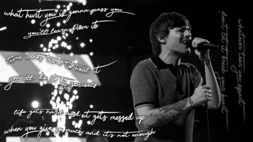 feelingicantputdown - 31 days of Larry - Day 20 - Fave lyrics from...