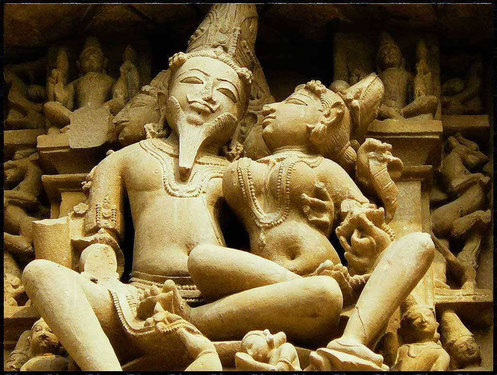 sacreddeviant:  Khajuraho Temple   You can tell what their ancestors were doing a