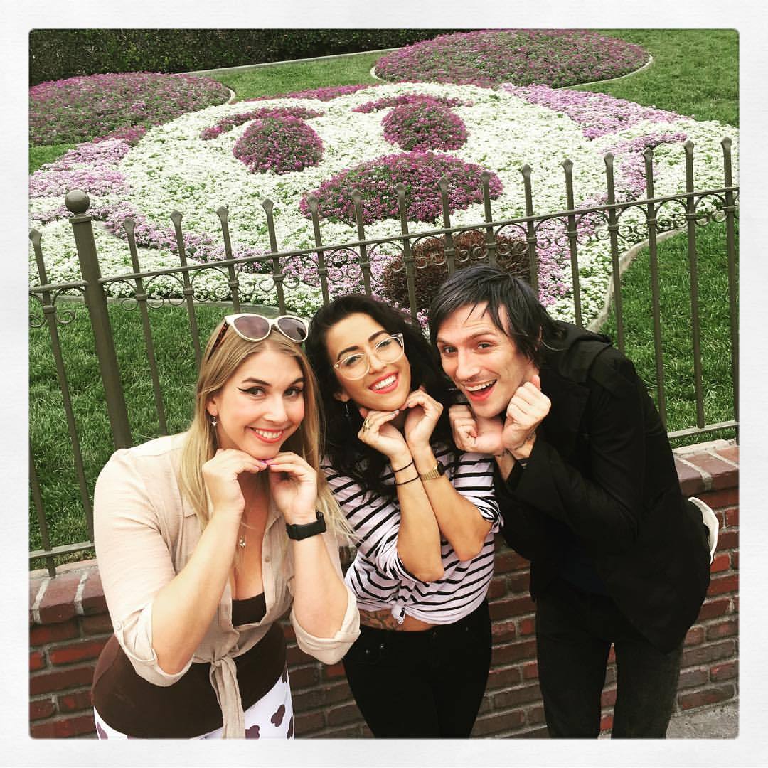 Three pretty princesses going to Disneyland today! (at Disneyland)