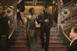 avengersetc:  T'Challa and NakiaBlack Panther