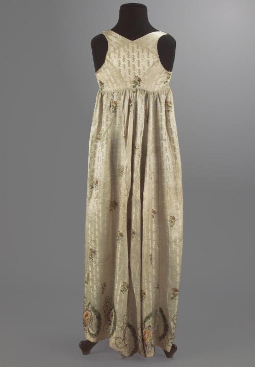 Round gown, 1795-1820; Spain or France