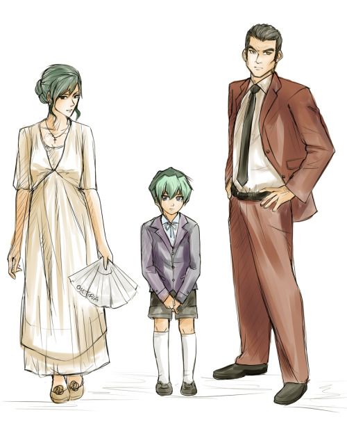 owlteria-archive:Never intended to draw the original Kaiba family but here they are: Noah, a slightl