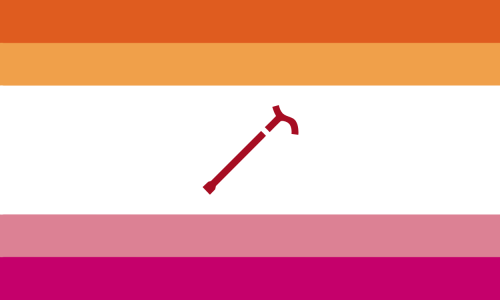 distinct-disability-flags:Disabled Queer Flags - Part 1 (Cane User Edition)An anon requested cane us