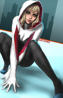 Spider-Gwen by W-E-Z 