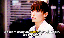 kepnerrrd:  “She’s my sister.” - [requested by calzona-anatomy] 