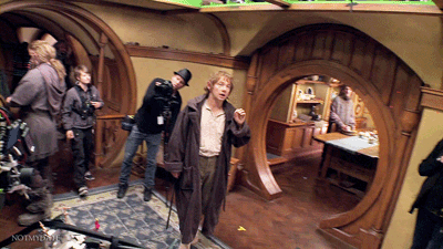 notmydate:Martin Freeman & Peter Jackson | Behind the Scenes of An Unexpected Journey.