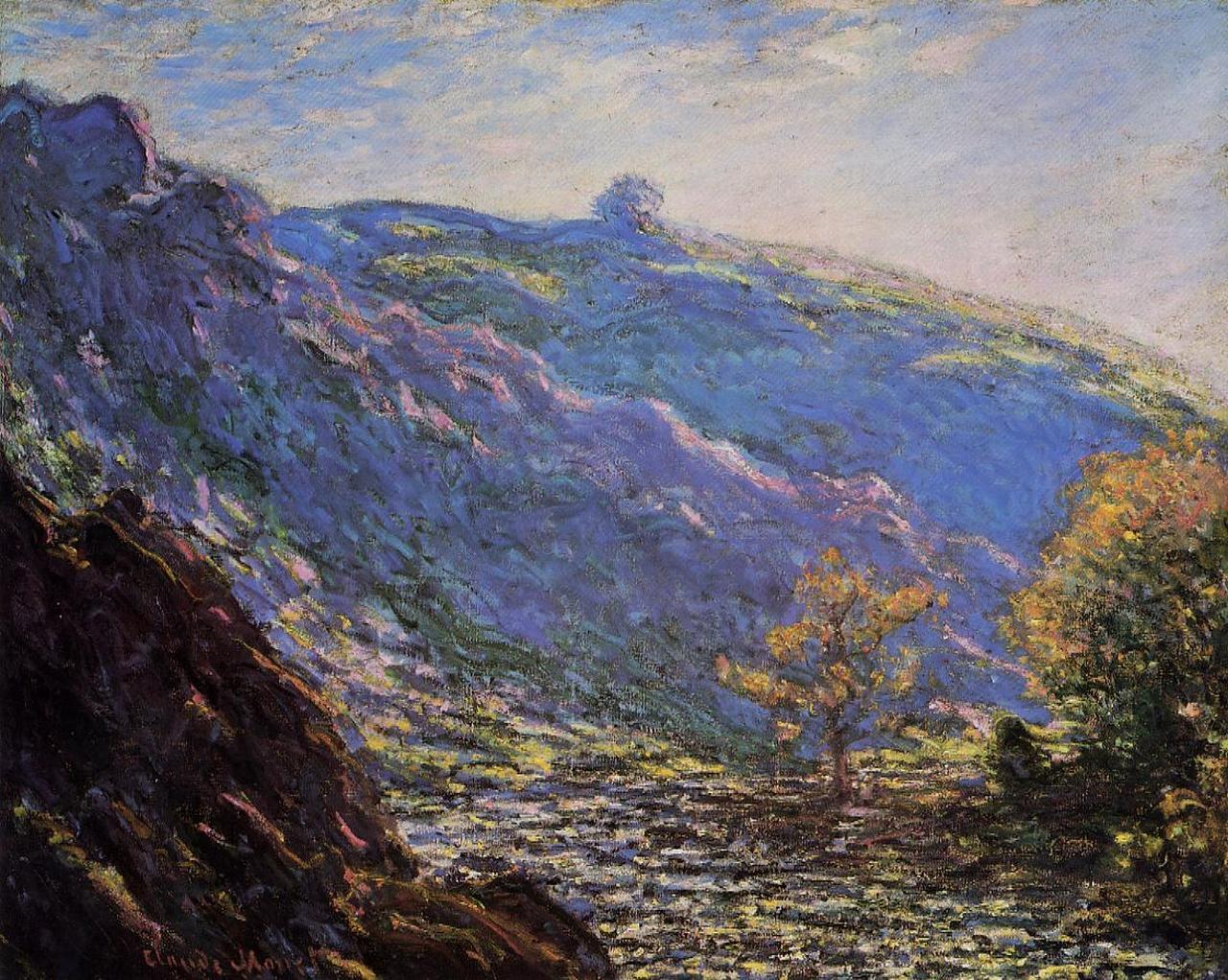 claudemonet-art:  The Old Tree, Sunlight on the Petit Cruese, 1889 Claude Monet 