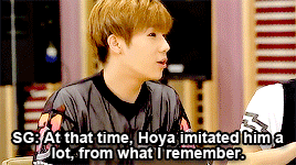 myungsues-u:  Hoya and heart throwing. 