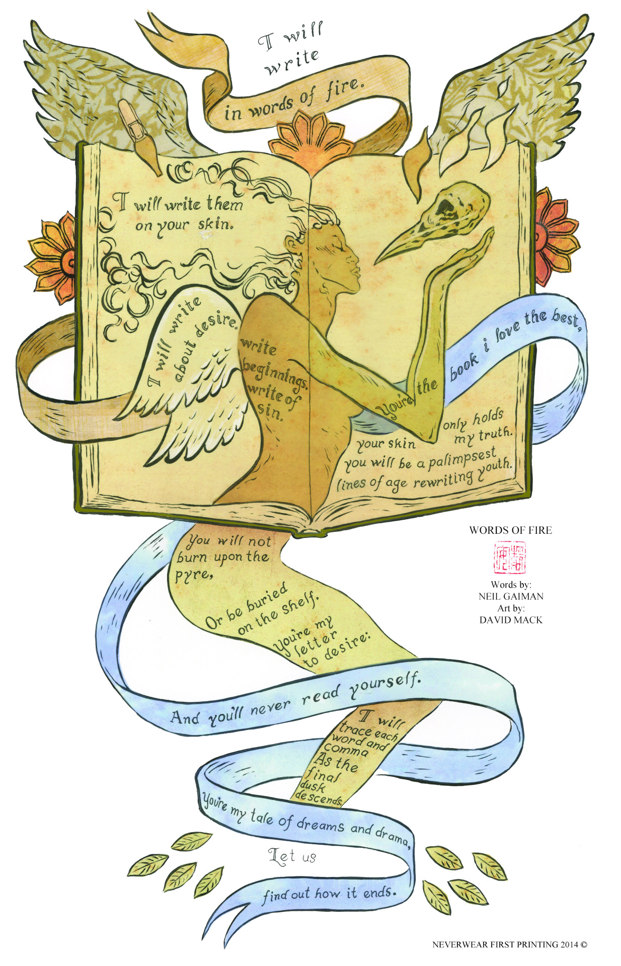 drdavidmrmack:  I have these prints that I did with Neil Gaiman available at my signing