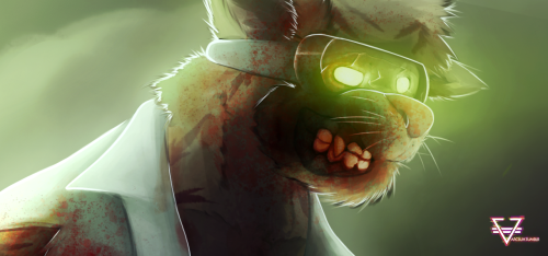 arcsuh: #1 spot for my give-away! @dax-pawsitron What with Halloween upon us soon (ish) we’ve a very dark themed image, and it was great to work on. Will now get to #2 and #3. 