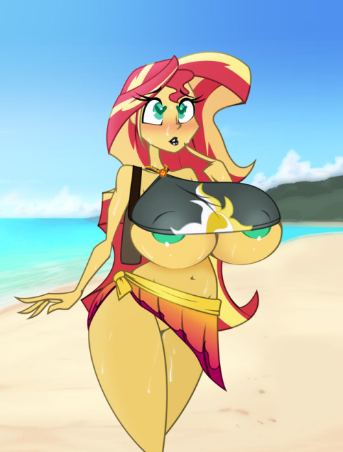 lil-mizz-jay:  Remember These?Sunset Shimmer thought that getting fake titties and discolored nipples with Rarity would be a moment the two of them would remember forever!But alas, there stood Rarity with her enormous heart-nipple’d titties, arms crossed,