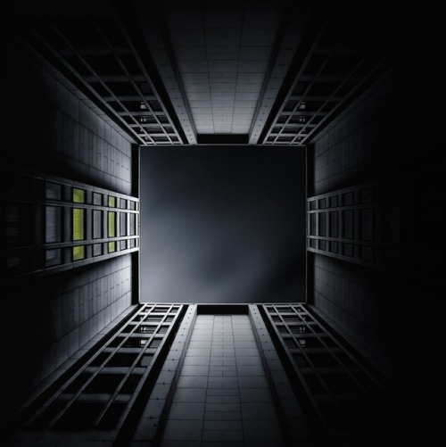 asylum-art:  Dizzy Architecture Views by Markus Studtmann  Here is a series of photographs made by the artist Markus Studtmann : he captures architectural facades and staircases, mostly by low angle, to emphasize the graphic beauty and hypnotic movement