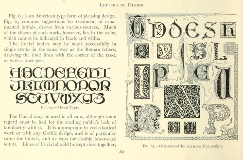 typographybooks:  The Essentials of Lettering: A Manual for Students and Designers by Thomas Ewing French.  This is a reproduction of a book published before 1923. This book may have occasional imperfections such as missing or blurred pages, poor pictures