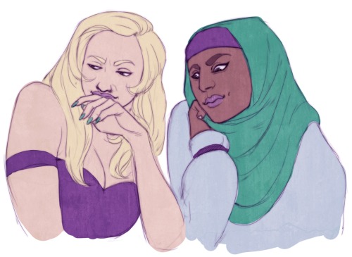 liisa-likes:  okay let’s talk about my suburban au where everyone is hot and no one ever dies or tuRNS EVIL FOR NO REASON. so obviously the street is p much ran by sylvanas & tyrande, the lesbian power couple, whose fav past time is sitting at their