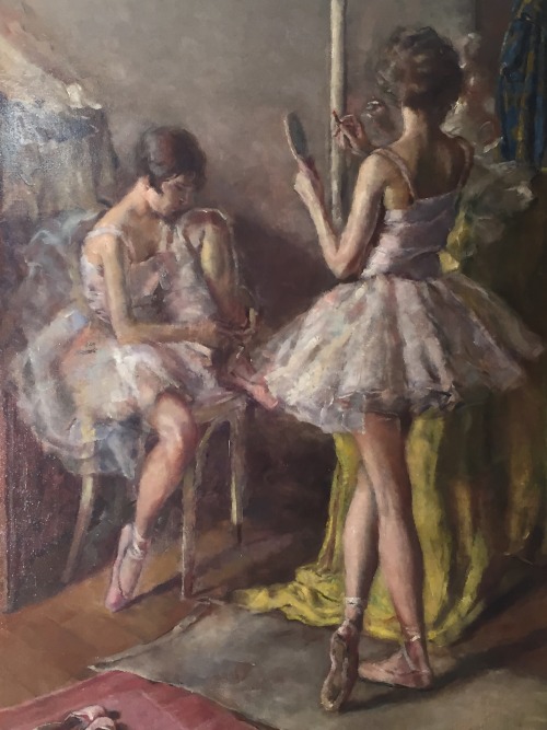 Before the Ballet (1928). Roland Strasser (Austrian, 1895-1974). Oil on canvas.Strasser was gre