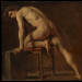 kourosart:&ldquo;Study of a Nude Man&rdquo;, early 1840s. Attributed to Gustave